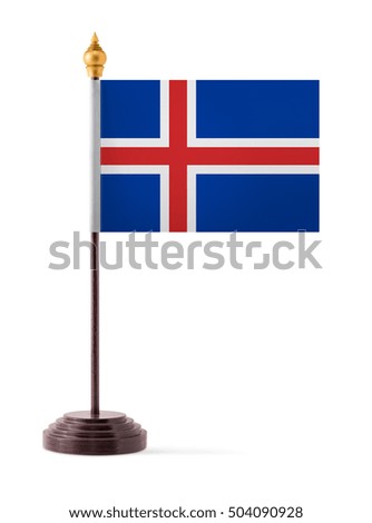  Iceland flag, mini flag
