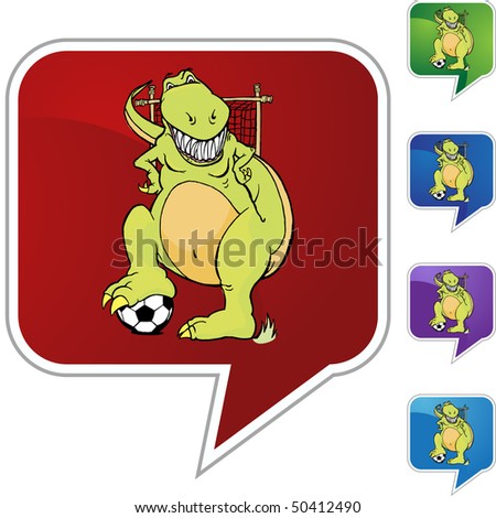 Soccer Dinosaur