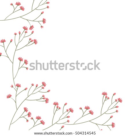 branches with leaves design