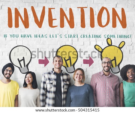 Invention Be Creative Design Inspiration Concept