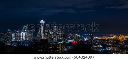Seattle City at Night
