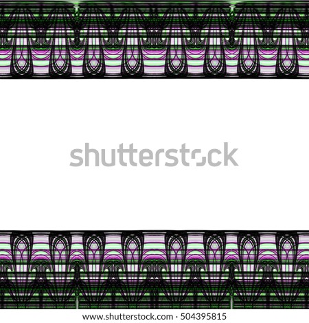 Picture frame Abstract background Laser light multicolored for design , Pattern fame with space for text