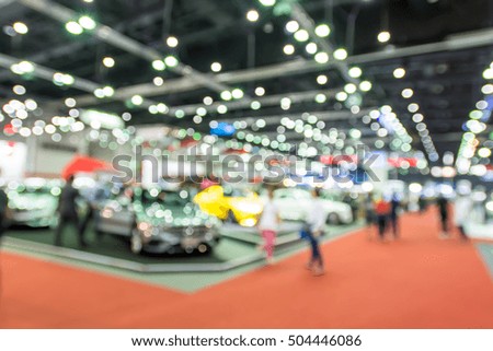 Blurred image of cars , intention blur , for background usage.