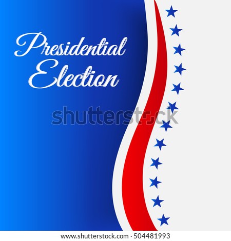 Vector illustration of a Background for Election Day.