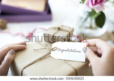 Present Tag Concept Royalty-Free Stock Photo #504630025
