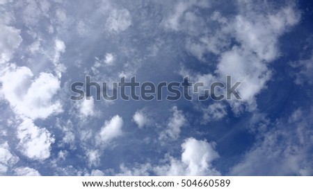 blue daytime sky, landscape sky and clouds