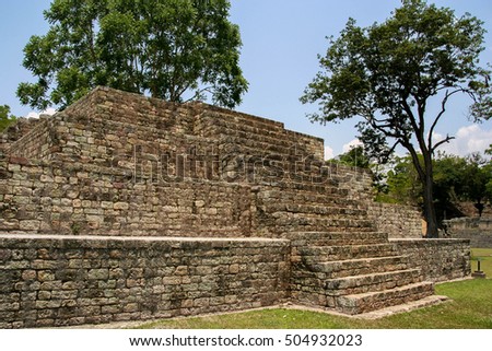 Copan is an archaeological site of the Maya civilization located in Honduras, Central America