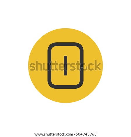 Letter O vector, logo. Useful as branding symbol, corporate identity, alphabet element, circle app icon, clip art and illustration.