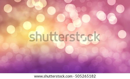 Colorful Bokeh, Blurred light, background