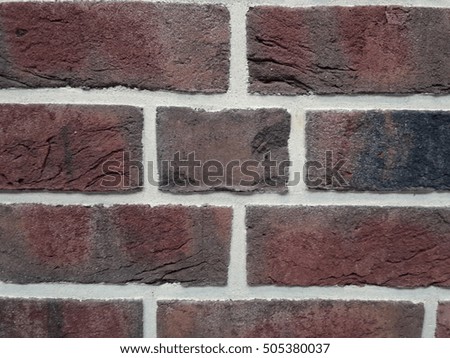 Colorful brick wall as background