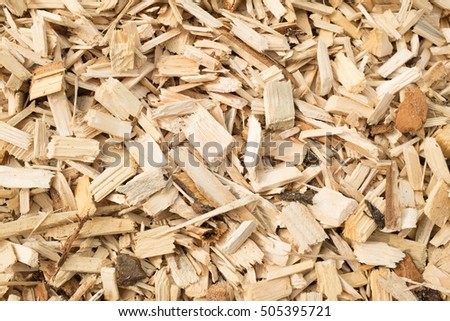 Wood chips Royalty-Free Stock Photo #505395721