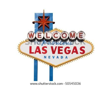 Famous Welcome to Las Vegas sign in Nevada USA. Royalty-Free Stock Photo #50545036