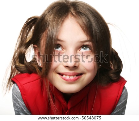  Picture of a funny little girl