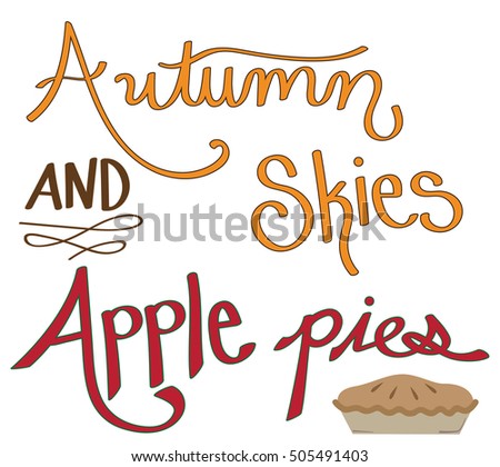 Autumn Skies and Apple Pies
