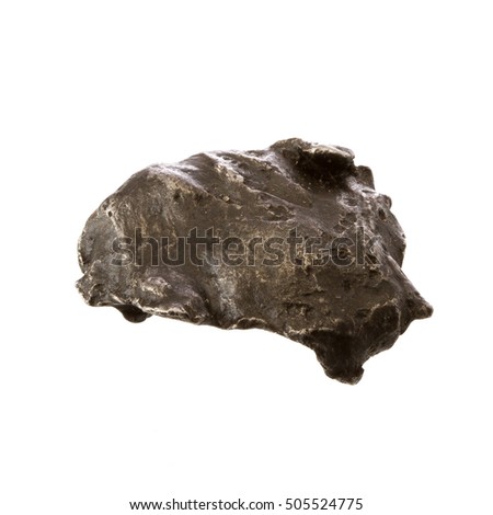 Meteorite specimen from the 1947 Sikhote-Alin meteorite Royalty-Free Stock Photo #505524775