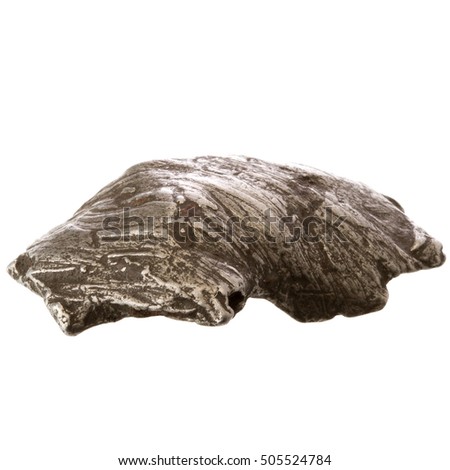 Meteorite specimen from the 1947 Sikhote-Alin meteorite Royalty-Free Stock Photo #505524784