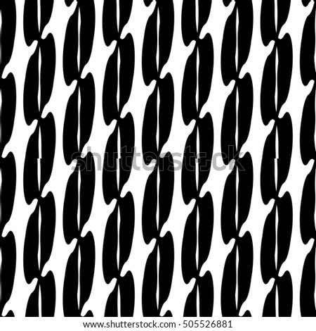 Abstract black and white geometric pattern. Seamlessly repeatable.