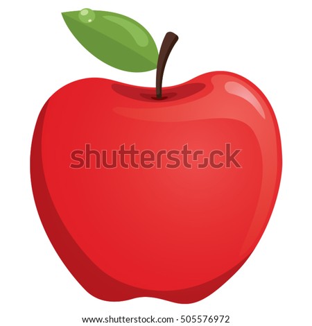 Vector Illustration Of Apple Royalty-Free Stock Photo #505576972