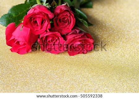 Red rose, in valentine's day