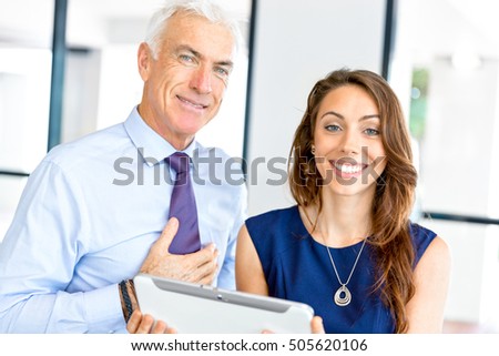 Business people having meeting