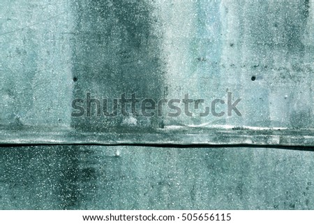 Cyan weathered metal sheet texture. Abstract background and texture for design.
