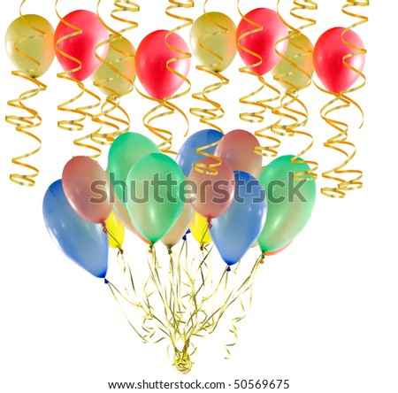 cheery colorful balloons!