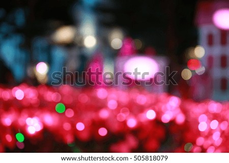 Abstract  bokeh background of Christmaslight , Festive Christmas Background - bokeh