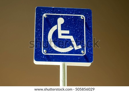 Signs disabled