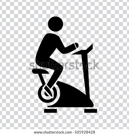 fitness bike icon