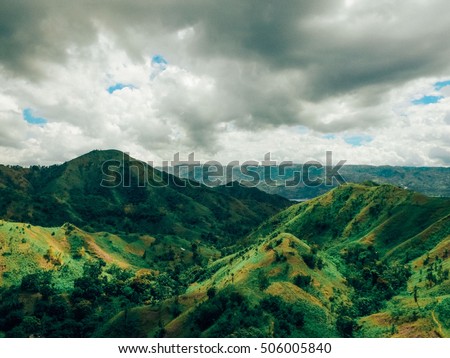 Mountains Over Haiti Royalty-Free Stock Photo #506005840