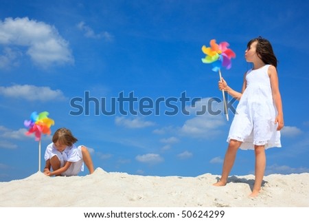 Kids on the beach