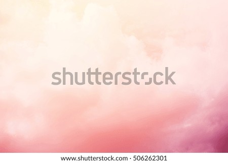 cloudscape with pastel gradient color, abstract background  