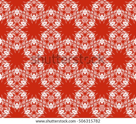 Abstract geometry pattern. Line and shape. Vector illustration. Design for wallpaper, notebook, fabric, scrapbook. red color