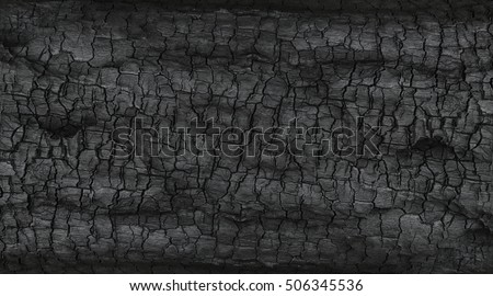 Details on the surface of charcoal. Royalty-Free Stock Photo #506345536