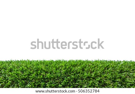 Astroturf isolated on white background Royalty-Free Stock Photo #506352784
