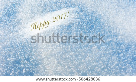 Abstract background selective focus snow as a background for any Christmas project