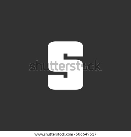 Letter S vector, logo. Useful as branding symbol, corporate identity, alphabet element, app icon, clip art, and illustration.
