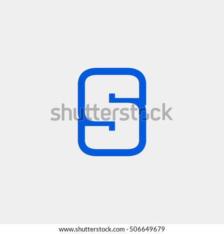 Letter S vector, logo. Useful as branding symbol, corporate identity, alphabet element, app icon, clip art, and illustration.