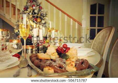 New Year Celebration, Christmas dinner