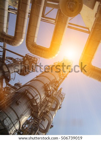 Refinery oil and gas industry