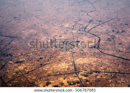 India seen from above