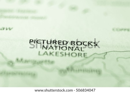 Pictured Rocks National Lakeshore, Michigan, USA.