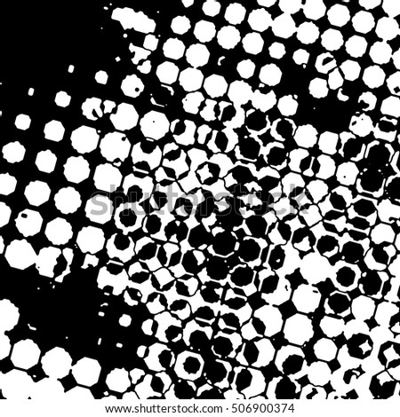 Halftone Dots Pattern . Halftone Dotted Grunge Texture . Abstract Dots Overlay Texture . Light Distressed Background with Halftone Effects. Ink Print Distress Background . Dots Grunge Texture. Vector.