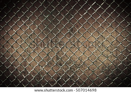 seamless tileable chain link fence wall in background