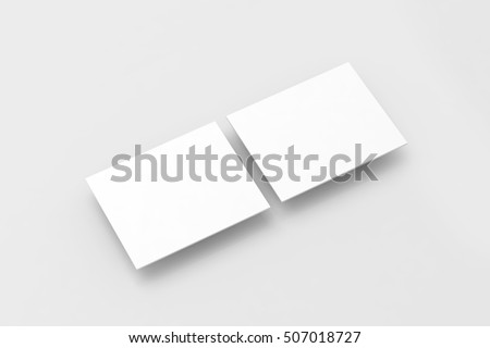 Blank white rectangles computer web-site design mockup, clipping path, 3d rendering. Web app display interface mock up. Website ui template for browser screen. Online application presentation shapes.