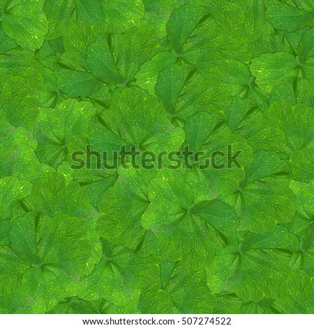 Photo manipulation multicolor seamless background pattern. texture made of painted geranium  leaves