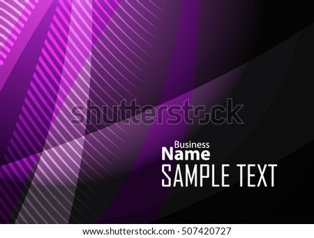 Color abstract template for card or banner. Metal Background with waves and reflections