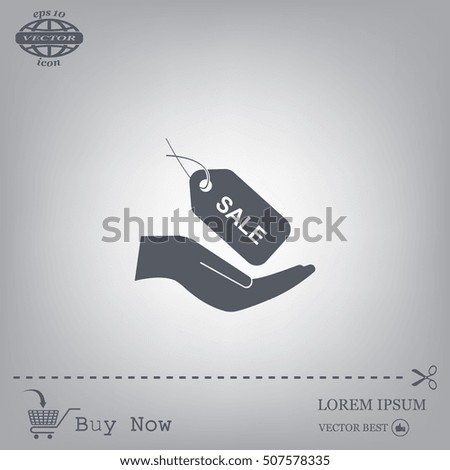 Icon of sale tag