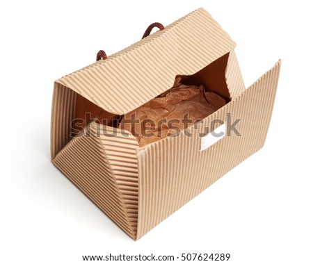 Bag (box) made of corrugated cardboard