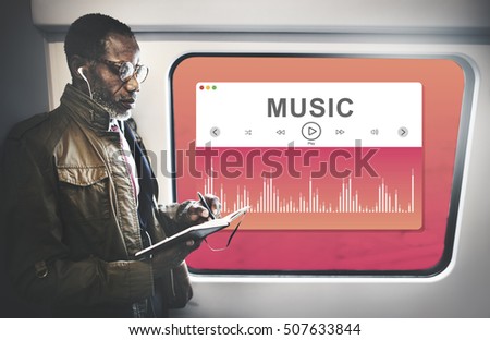 Music Sound Player Entertainment Multimedia Graphic Concept